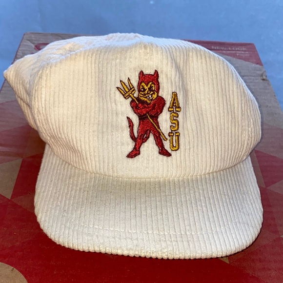 Other - Vintage 90’s Arizona State University Corduroy SnapBack